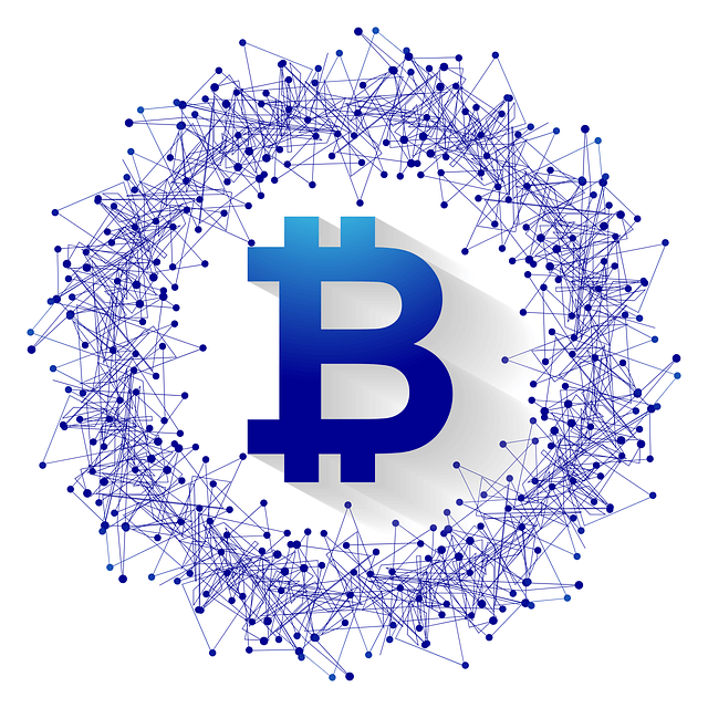 Bitcoin Coin Blue Art