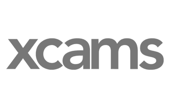 XCams dark logotype