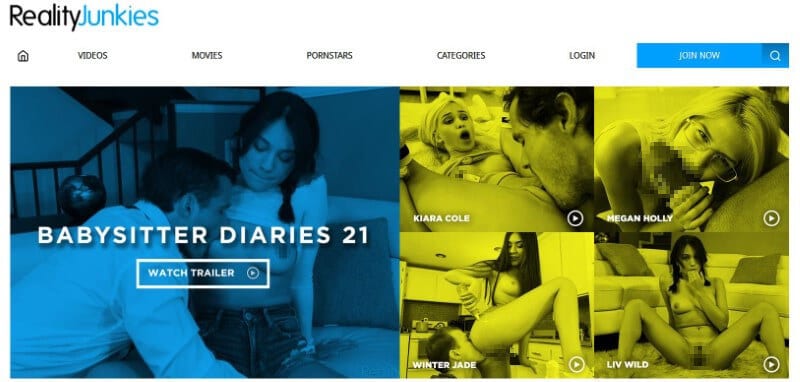 Teen porn models in real life scenarios are visible on RealityJunkies