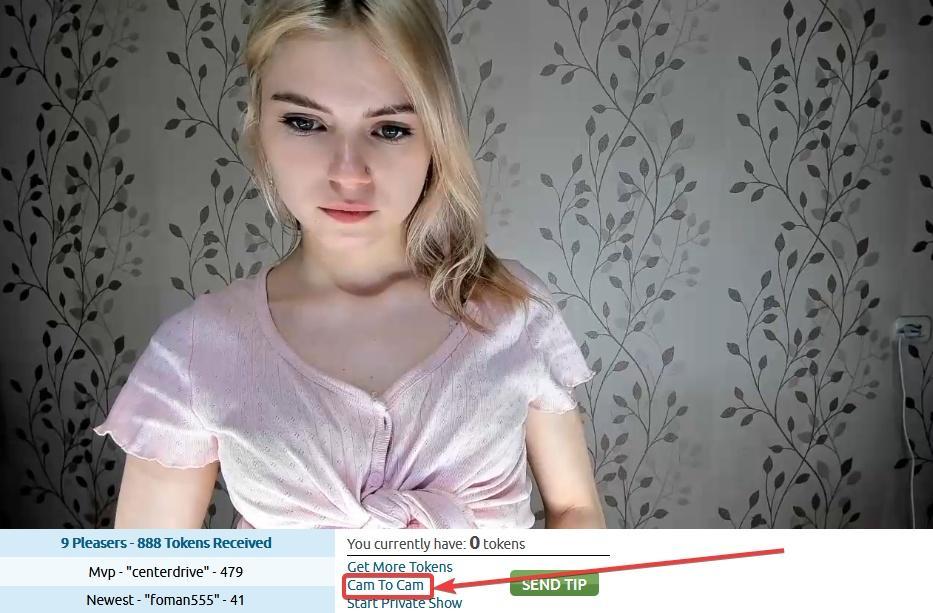 Chaturbate Cam to Cam with blonde teen